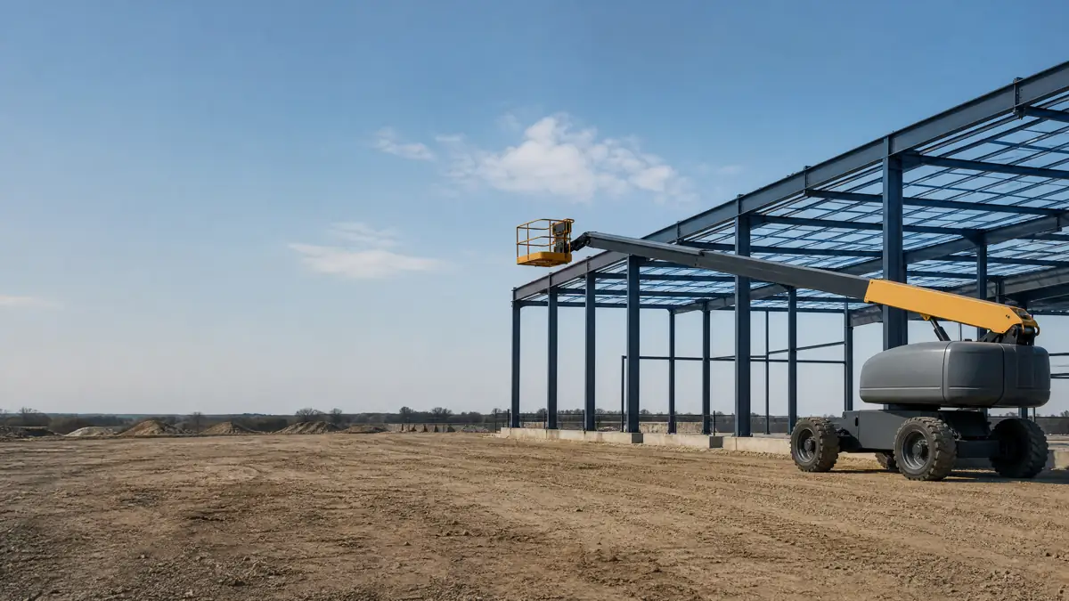 Telescopic Boom Lifts jobsite access in Kansas City